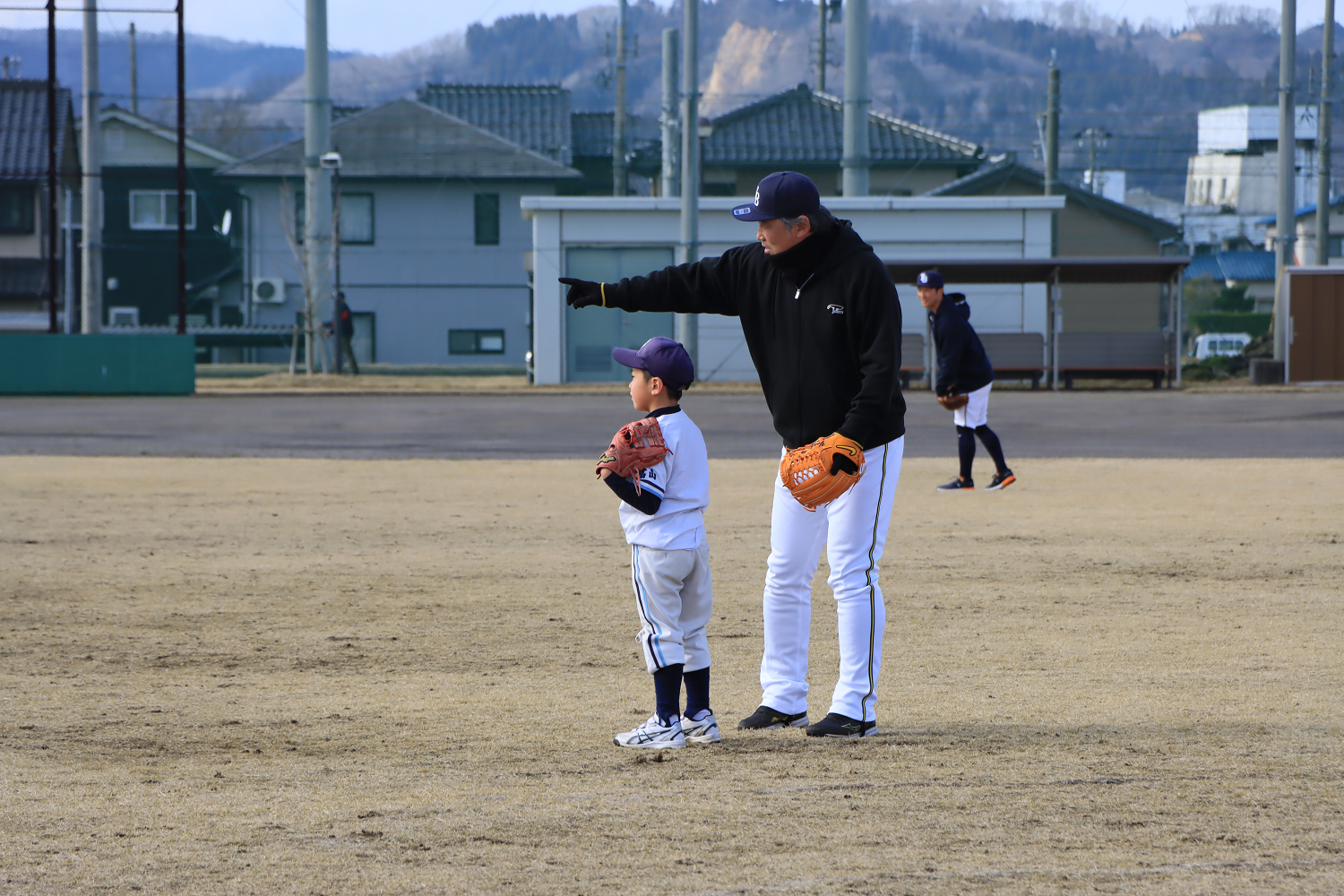 富山GRNサンダーバーズによる野球教室