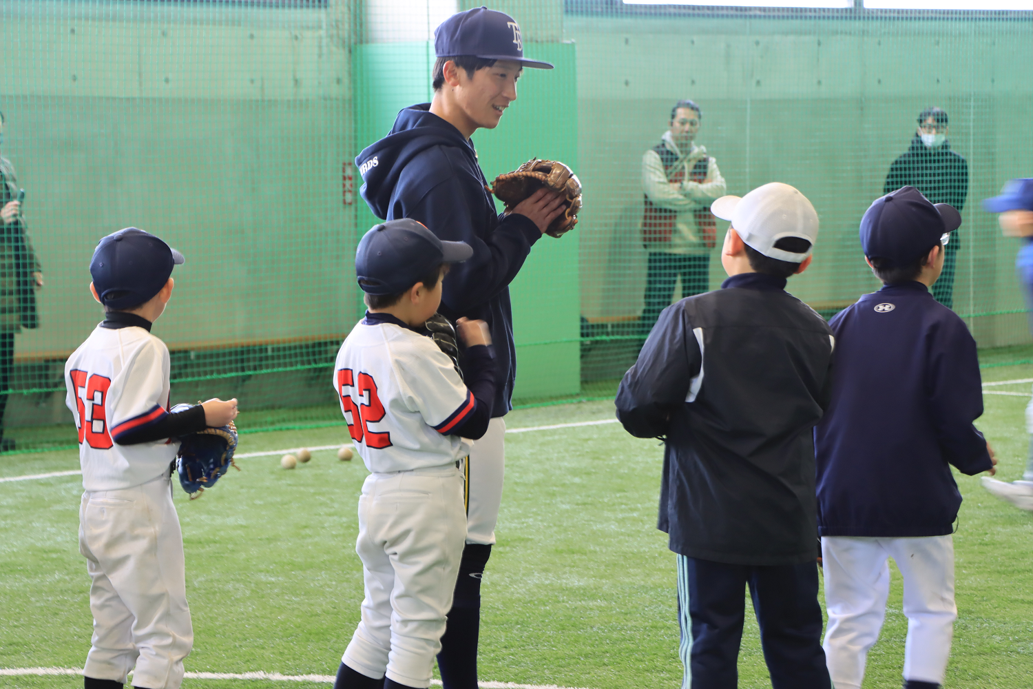 富山GRNサンダーバーズによる野球教室