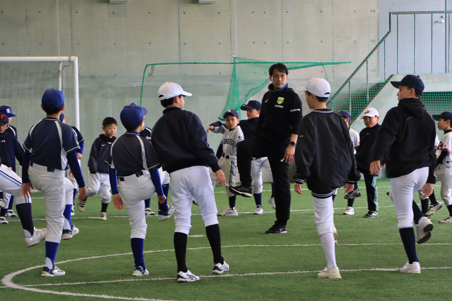 富山GRNサンダーバーズによる野球教室
