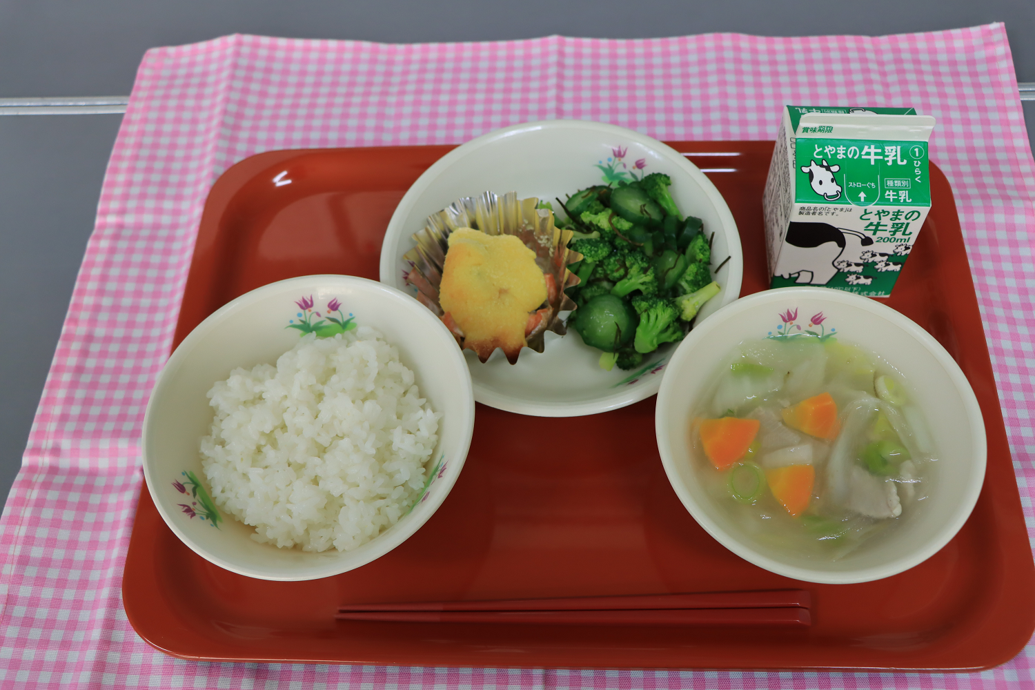 日本遺産給食の写真