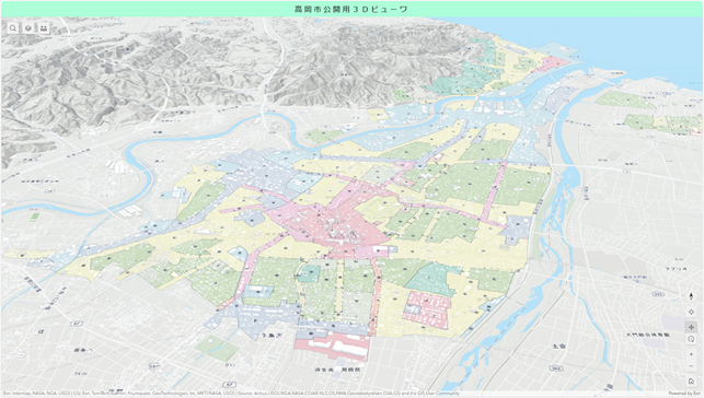 都市計画決定情報のイメージ
