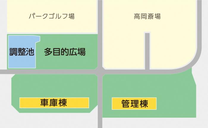 防災センターの配置図