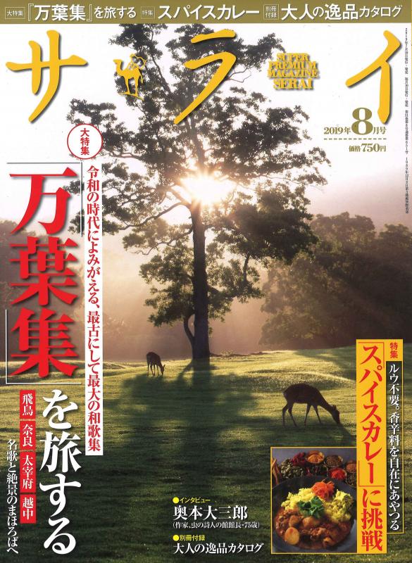 サライ 2019年8月号の表紙