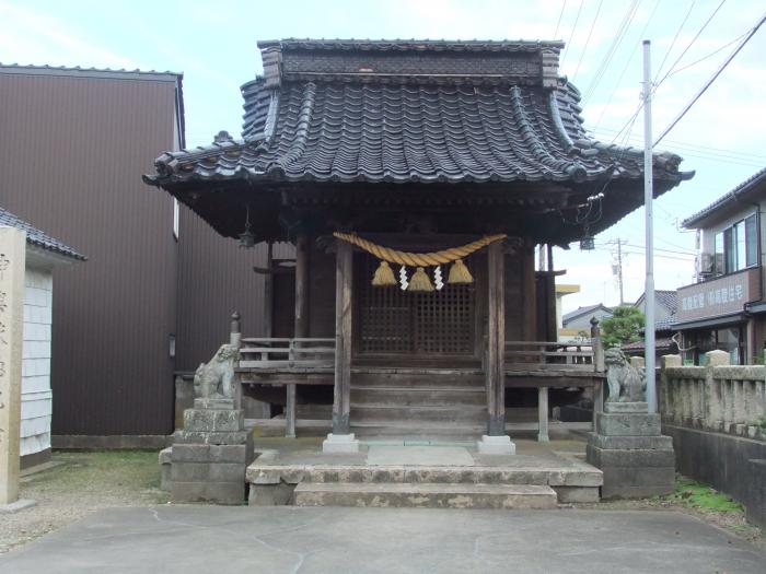 五福町にある神明社の本殿の外観の写真