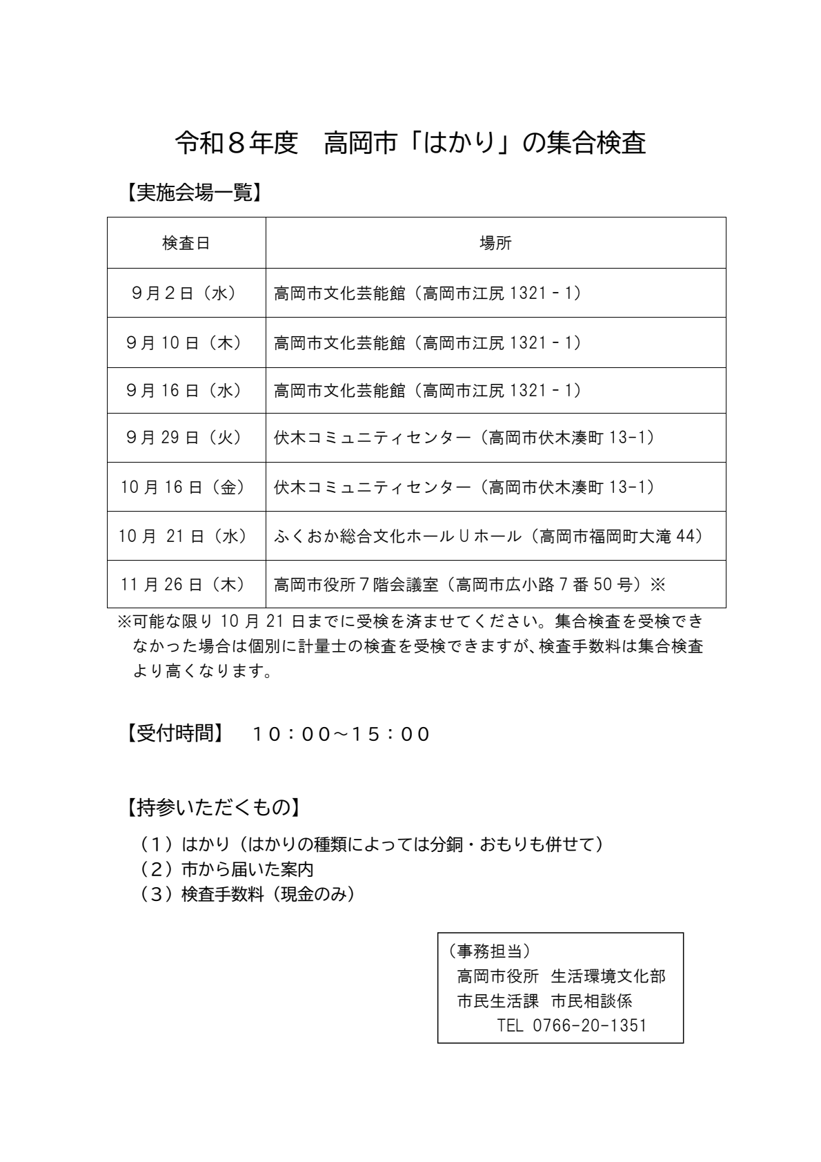はかりの定期検査の概要3