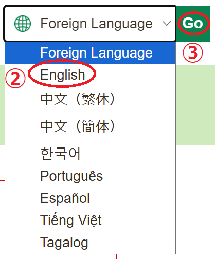 Foreign Language Tab 2