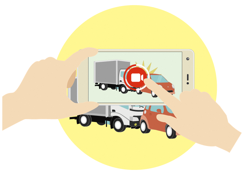 現場状況の撮影