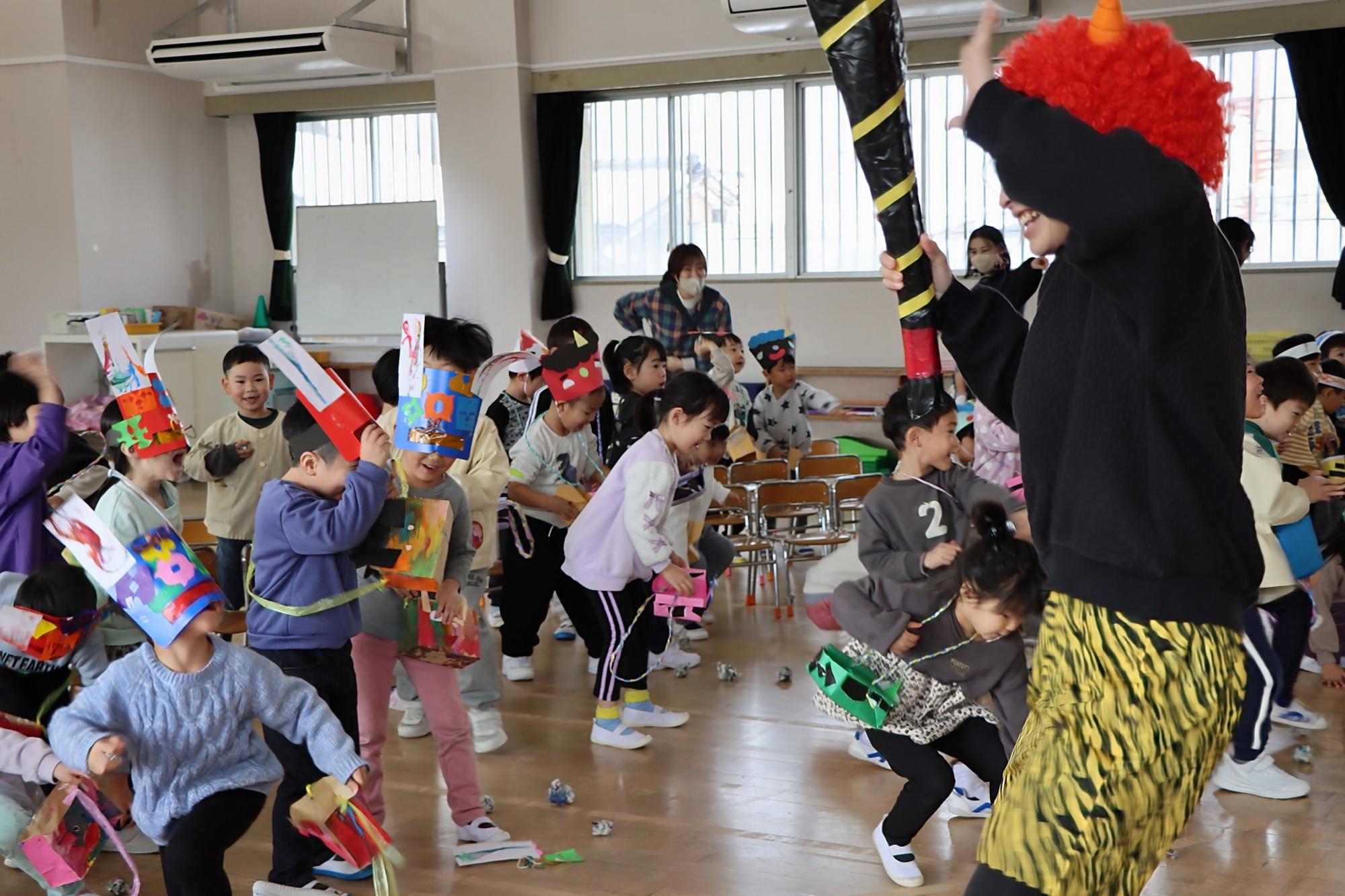 中央保育園「まめまきのつどい」取材記事