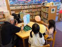 丸シールでしおりづくり2