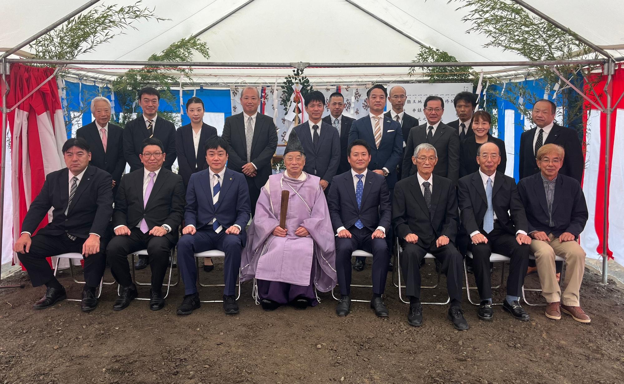 ベビーファーストプロジェクトタリーズコーヒー高岡おとぎの森公園店新築工事安全祈願祭