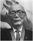正力松太郎のモノクロ写真