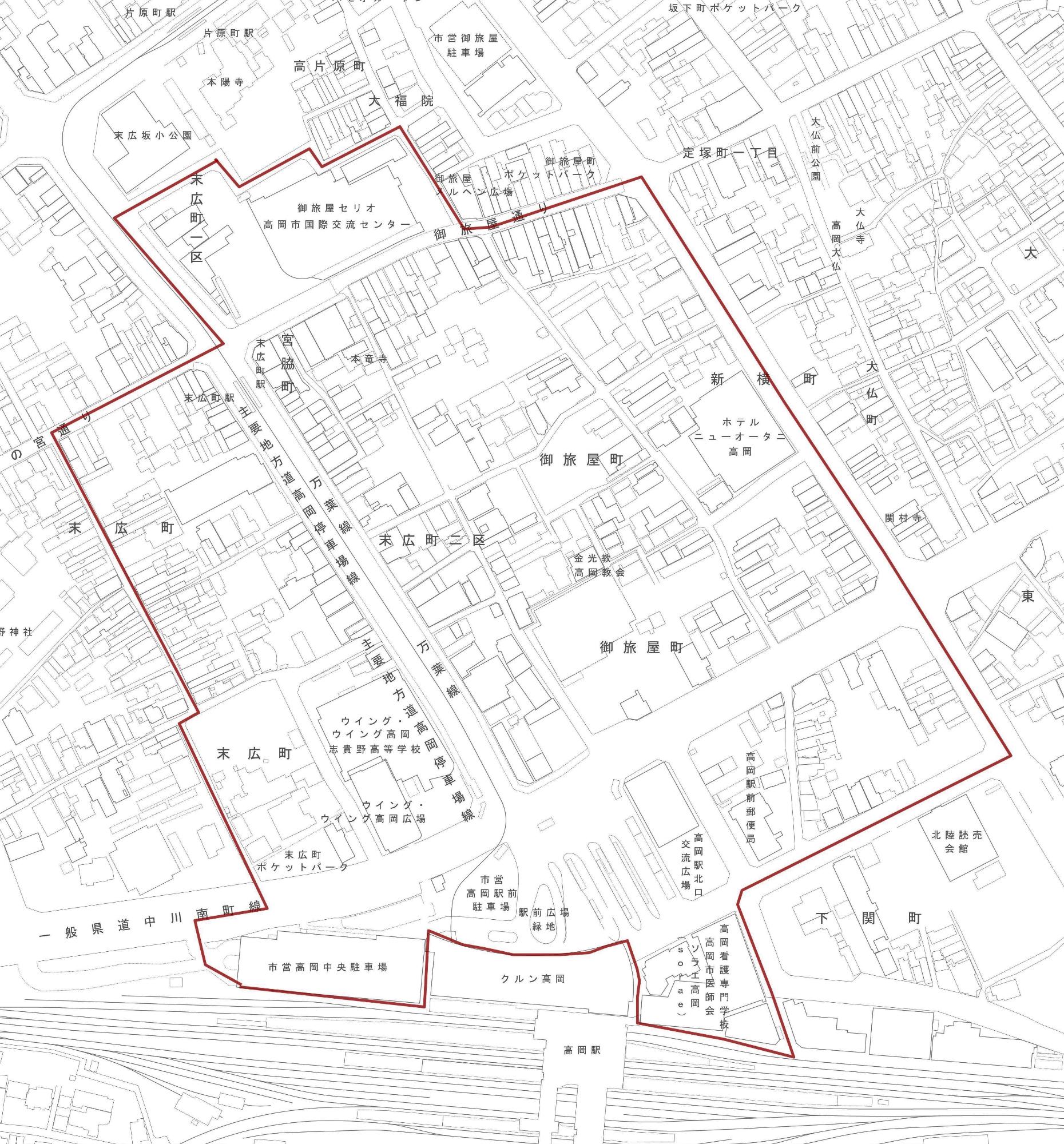 脱炭素先行地域（中心市街地エリア）